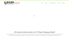 Desktop Screenshot of expoparaguaybrasil.com